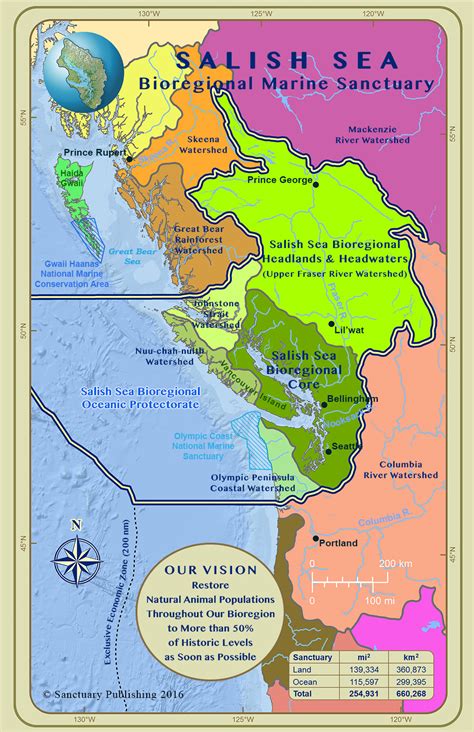 Salish Sea Maps Sanctuaryearth