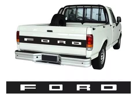 Adesivo Faixa Tampa Traseira Ford F1000 F 1000 Preto Parcelamento Sem