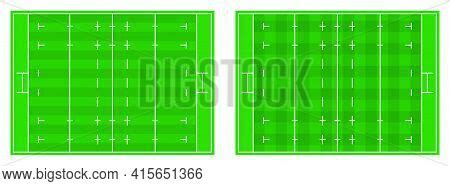 Rugby Field Markings Vector & Photo (Free Trial) | Bigstock