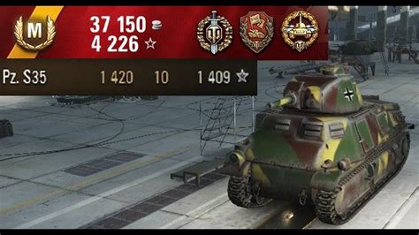 Wot Pz Kpfw S35 739 F Ace Tanker Top Gun Defender High Caliber