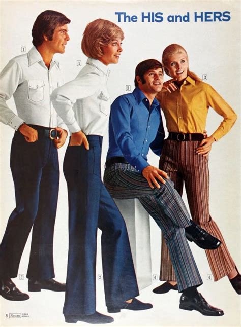 The Unisex Fashion Trend Started In The Early 1970s With His And Hers