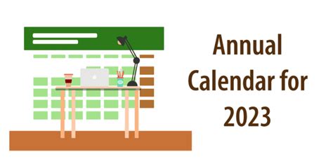 Free Full Year Calendar for 2023 [excel template]