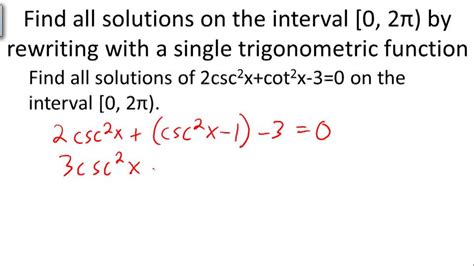 Solving Trigonometric Equations Example 5 Video Trigonometry Ck 12 Foundation