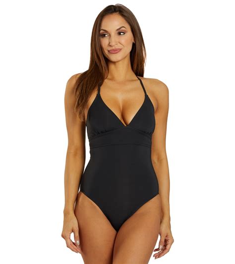 Speedo Womens Moderate Ultraback Long Torso One Piece Swimsuit At