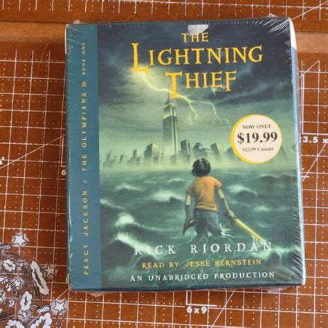 Audiobook~ Percy Jackson The Lightning Thief Rick Riordan Brand New