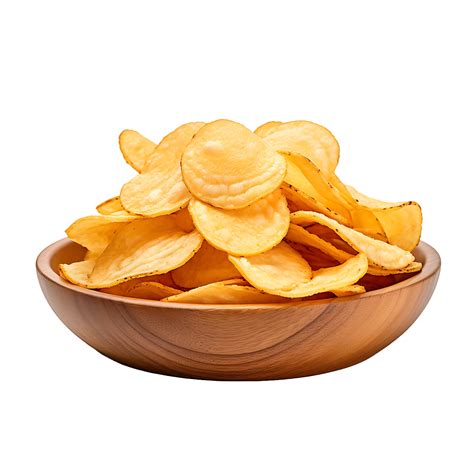 Ai Generated Potato Chips Without Distractions Making It The Central