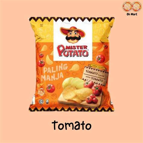 Mister Potato Crisps Assorted Flavors G Original Tomato Honey Cheese