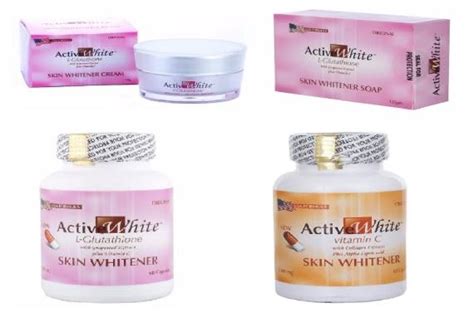 Shop Active White L Glutathione Skin Whitening Night Cream Capsules