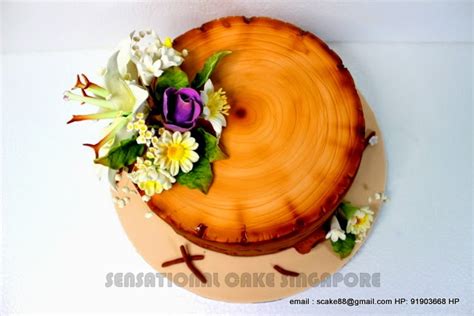 The Sensational Cakes: R + A # TREE ENGRAVED WEDDING CAKE # TREE TRUNK ...