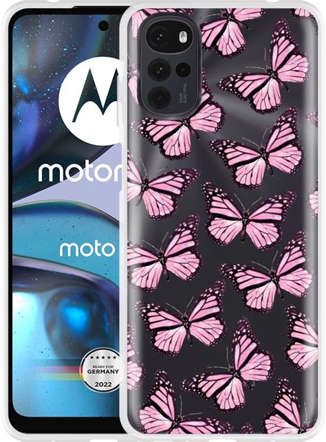 Motorola Moto G Hoesje Roze Vlinders Designed By Cazy Bol