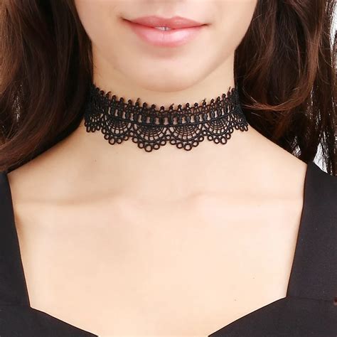 If You Vintage Hollow Out Lace Flower Sexy Choker Necklaces For Women