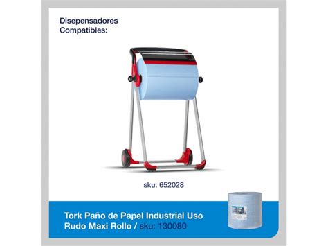 Pa O De Papel Industrial Uso Rudo Maxi Rollo Tork