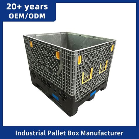 High Capacity Heavy Duty Foldable Galvanized Folding Pallet Box