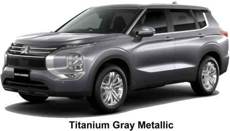 New Mitsubishi Outlander Phev Body Colors Full Variation Of Exterior