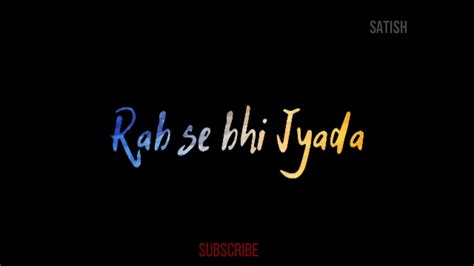 Tujhe Chaha Rab Se Bhi Jyada Lyrics By Richa Sharma Tujhe Chaha Rab Se Bhi Jyada Youtube