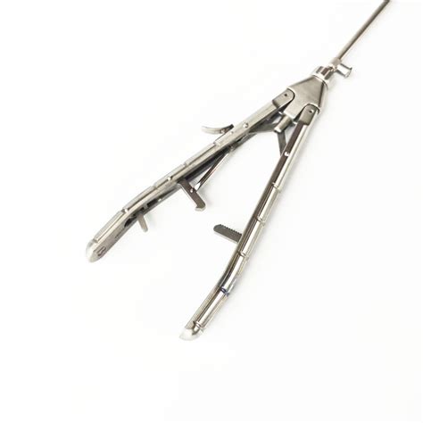 Reusable Laparoscopic Single Action Straight Jaw V Shaped Needle Holder