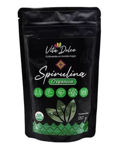 Spirulina En Polvo Organica 150 G Vita Dolce Meses Sin Interés