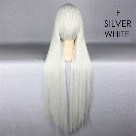 Jual WIG COSPLAY MCOSER BASE 100CM LURUS F SILVER WHITE Shopee Indonesia