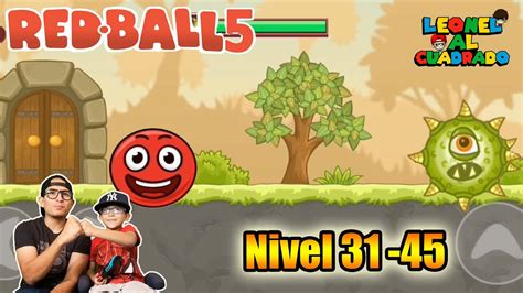 Bolita Roja 5 Red Ball 5 Nivel 31 45 Juegos Para Niños YouTube