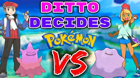 Ditto Decides Our Random Pokemon Teams Then We FIGHT YouTube