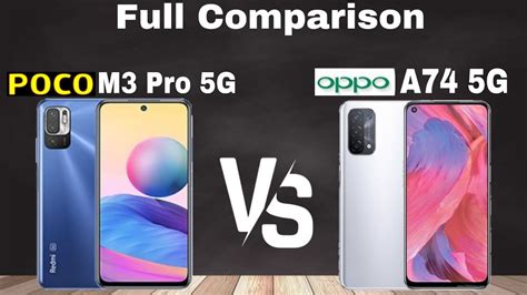 POCO M3 PRO 5G VSOPPO A74 5G Full Comparison POCOM3PRO5G M3PRO5G