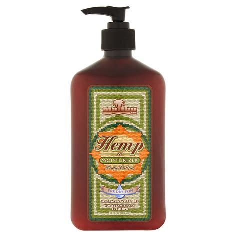 Malibu Tan Body Lotion For Dry Skin Hemp Moisturizer 18 Fl Oz