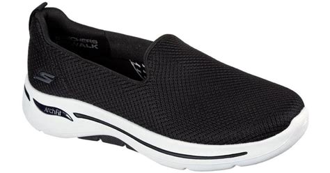 Skechers Go Walk Arch Fit Grateful Womens Slip On Trainers Derby Shoes