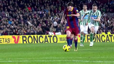 Lionel Messi All Pure Hat Tricks Youtube