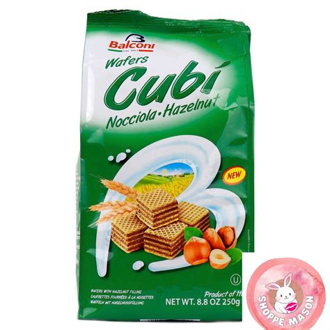 Balconi Wafers Cubi Hazelnut G Shopee Philippines