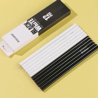 Brutfuner Black White Oil Color Pencil Set Shopee Philippines