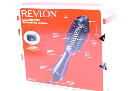 Revlon One Step Hair Dryer And Volumizer Hot Air Brush Black Blow Dryer