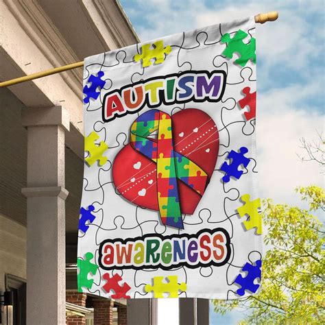 Autism Awareness Garden Flag For Autism Awareness Month Autism Etsy