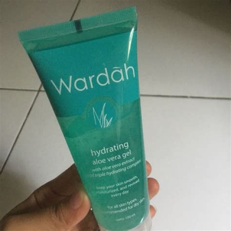 Wardah Hydrating Aloe Vera Gel Kesehatan Kecantikan Rias Wajah Di