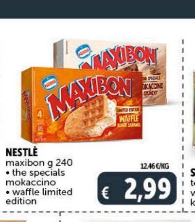 Nestl Maxibon G The Specials Mokacciono Waffel Limited Edition