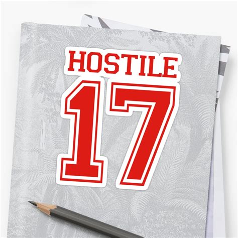 Hostile 17 Sticker By Fanartdesigns Redbubble