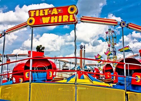 Tilt-a-whirl Carnival Ride Fine Art Print or Canvas Gallery - Etsy