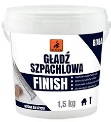 Gładź szpachlowa FINISH 1 5 kg biała Dragon DGSF01 Cena Opinie