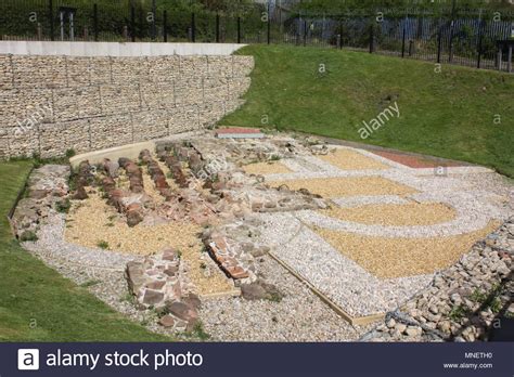 The Roman Baths At Segedunum Roman Fort At Wallsend Newcastle Upon