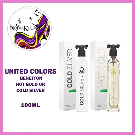 Benetton Hot Gold Cold Silver Ml Eau De Toilette Original Shopee Philippines