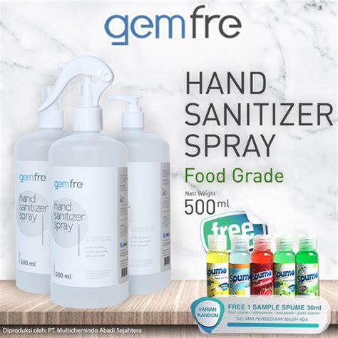 Promo Hand Sanitizer Spray Cair Food Grade Gemfre Ml Antiseptik