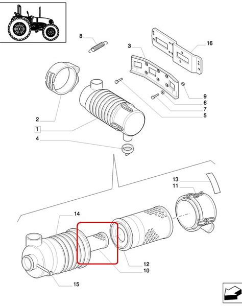 FILTR POWIETRZA WEWNĘTRZNY NEW HOLLAND CASE STEYR 87569533 1930590