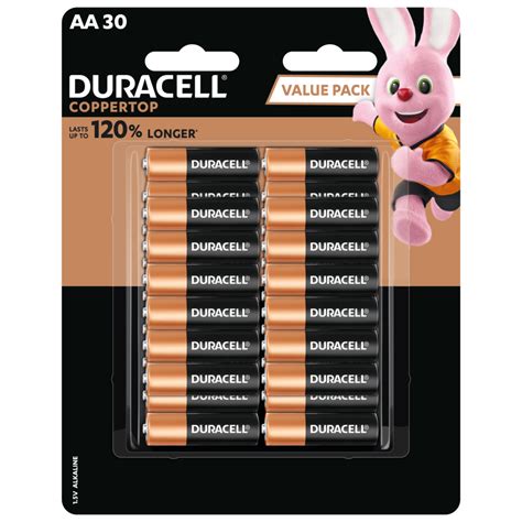 Duracell Coppertop Alkaline Aa Batteries With Power Boost Off