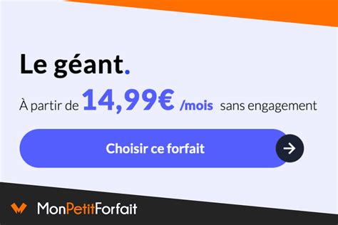 Forfait Mobile Le G Ant Offre Jusqu Go Avec La G Gratuite