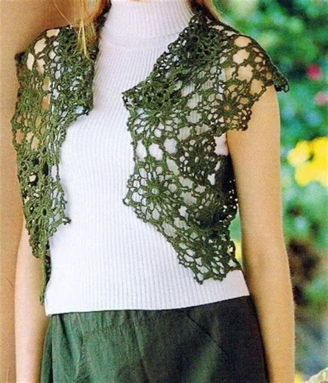 Crochet Bolero Vest Pattern Amazing Lace Bolero Weave Crochet