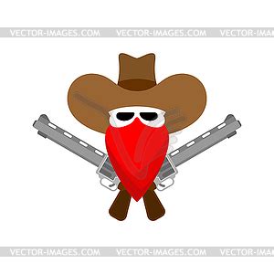 Cowboy Revolver Clip Art