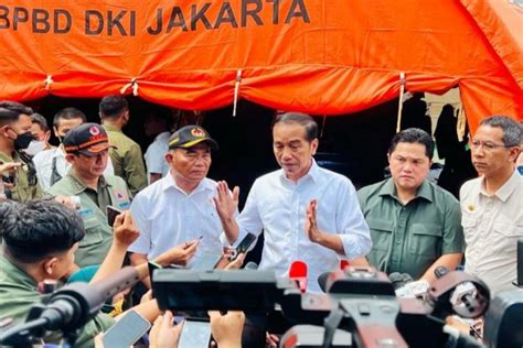 Jokowi Ungkap Kendala Sterilisasi Buffer Zone Di Depo Pertamina Plumpang