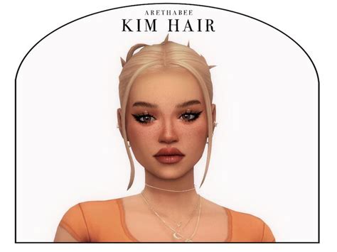 Arethabees Kim Hair Set Patreon Kim Hair Sims Hair Hair Setting