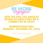 APA Los Angeles Join The APA Los Angeles Board Of Directors Or A