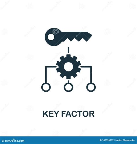 Key Factor Icon Creative Element Design From Business Strategy Icons