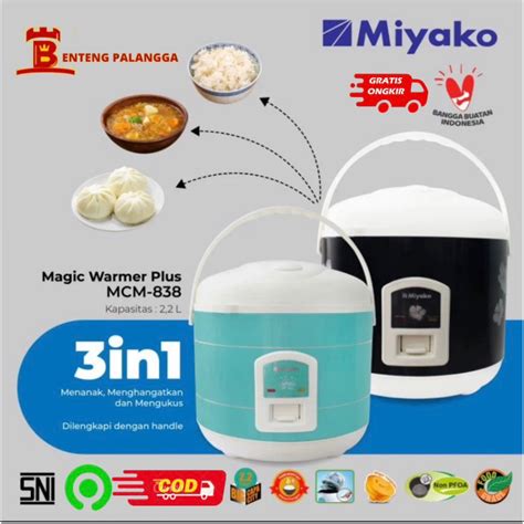 Jual Miyako Magic Mcm Rice Cooker In Liter Pemasak Penanak